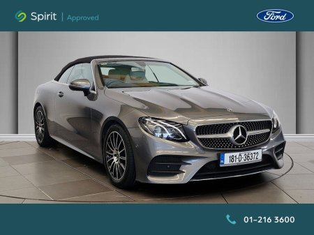 2018 Mercedes-Benz E Class E220 CABRIO AMG SPORT * CALL PATRICK MANNING ON 0868171837* €37,950