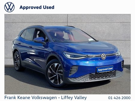 2022 Volkswagen ID.4 77KWH BUSINESS 204HP *BLUE DUSK* *PCP FINANCE AVAILABLE FROM €293PM* *IQ HEADLIGHTS* *PRIVACY GLASS* *ART VELOUR SEATS* *PARKING CAMERA* *BATTERY CERTIFIED* €25,895