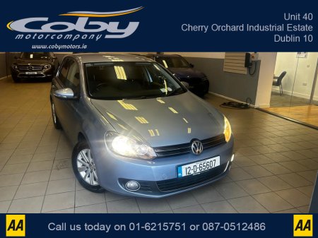 2012 Volkswagen Golf 1.2 5DR AUTO. NCT, Alloy Wheels, Air Conditioning, Irish Radio, Auto Lights/Wipers, Folding Rear Seats, Bluetooth, Full Electrics, FSH, & more. €8,450