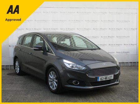 2016 Ford S-Max 7 SEATER AUTOMATIC TITANIUM 5DR 2.0 TD 150PS POWERSHIFT, FULL FORD SERVICE HISTORY. NEW TIMING BELT FITTED, NCT TESTED AND TAXED !!