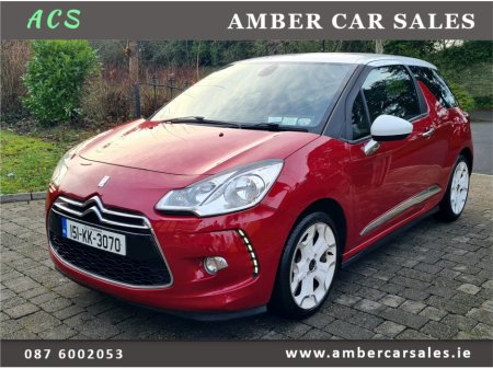 2015 Citroen DS3 1.2L Petrol PureTech 110 DStyle Ice 3dr €6,900