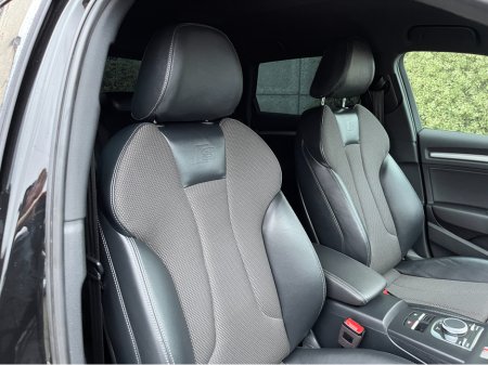 2019 Audi A3 SPORTBACK S-SLINE AUTOMATIC 1.4 PETROL //LOW MILES//HALF LEATHER HEATED SEATS//REVERSE CAMERA//KEYLESS ENTRY//ADAPTIVE CRUISE CONTROL// €23,950 thumbnail