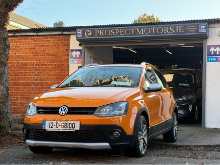 2012 Volkswagen Polo Cross, 1.2tsi Automatic, New Nct 11/2027, Apple Car Play, Android Auto, Reversing Camera, A/C, Sat Nav, Parking Sensors, Bluetooth, Service & Warranty Included, SIMI Dealer, €9,950