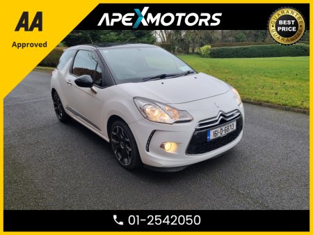 2016 Citroen DS3 FINANCE ARRANGED * BLUE HDI STYLE 120PS LEVEL-3 * TOP-SPEC * NEW NCT DEC-26 * AA APPROVED  * 101 SAFETY CHECKLIST * IMMACULATE * LOW LOW MILES * CRUISE CONTROL and SPEED LIMITER * 2-KEYS * LOW TAX