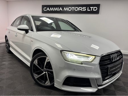 2019 Audi A3 AUDI A3 SALOON S-LINE AUTO*HALF LEATHER HEATED ELECTRIC ADJUSTABLE SEATS*DIGITAL DASH*AUTO HOLD*KEYLESS ENTRY & MORE FINANCE AVAILABLE TRADE INS WELCOME* €24,950