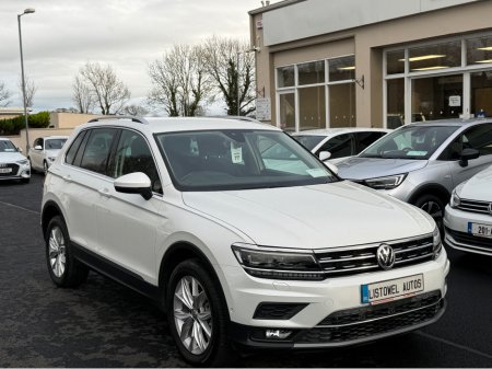 2019 Volkswagen Tiguan HIGHLINE 2.0 TDI 150BHP AUTO * SERVICE BOOK WITH 4 SERVICE STAMPS, VIRTUAL COCKPIT, 3 STAGE HEATED SEATS, PARKING SENSORS FRONT & REAR, ADAPTIVE CRUISE CONTROL, HALF ALCANTARA SEATS, ISOFIX * €27,950