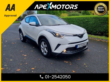 2017 Toyota C-HR FINANCE ARRANGED * TOP-SPEC * ICON 115BHP 5DR * NEW NCT SEPT-27 * LOW LOW KMS * TOP-SPEC 1.2T ICON 5dr SUV * 4-STAMPS SERVICE HISTORY * AA APPROVED * 101 SAFETY CHECKLIST * IMMACULATE * HEATED SEATS *