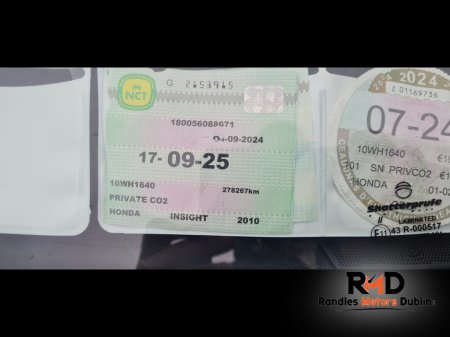 2010 Honda Insight SE 5DR AUTO thumbnail