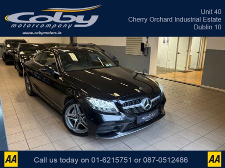 2021 Mercedes-Benz C Class C220D AMG LINE EDITION 2DR AUTO. NCT & Tax, 1/2 Leather, Sat Nav, Dual Climate Control, Heated Seats, Cruise Control, Revers Cam, Parking Sensors, Paddle Shift, BT & more. €35,950