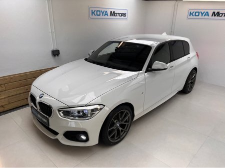 2018 BMW 1 Series 118D F20 2.0 DIESEL M-SPORT PRO PLUS AUTOMATIC // M3 CS ALLOY PACKAGE INCLUDED // ALPINE WHITE METALLIC // LED MATRIX LIGHTING // LANE DEPARTURE ASSIST // PRO BLUETOOTH MEDIA PACK // CRUISE CONTROL €18,950