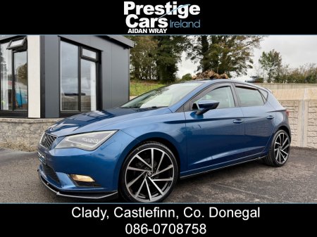 2016 SEAT Leon 1.6 TDI SE DYNAMIC TECHNOLOGY,TECH PACK,IRISH REG,110BHP,METALLIC BLUE,BODY KIT,XENON LIGHTS,SAT NAV,APPLE CAR PLAY,TWO OWNERS,NCT UNTIL 09/2026,FSSH €10,995