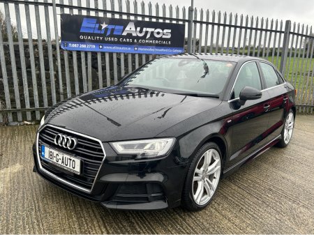 2018 Audi A3 Saloon Saloon S line 1.4 TFSI S Tronic €18,995