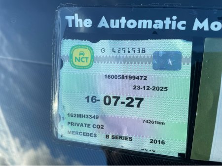 2016 Mercedes-Benz B Class B SERIES  5DR AUTOMATIC €13,750 thumbnail