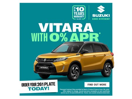 2026 Suzuki Vitara ULTRA  AUTOMTIC  HYBRID 0% Finance Available HP or PCP over 36 Months T&C €37,145