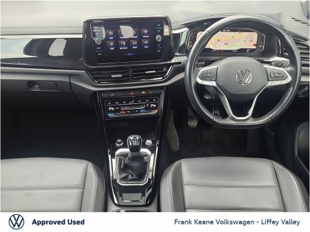 2023 Volkswagen T-Roc STYLE PLUS 1.0TSI 110BHP *SUNROOF* *LEATHER SEATS*REAR VIEW CAMERA* *BLACK ALLOYS* *REAR VIEW CAMERA* *ART VELOUR SEATS* *PCP AVAILABLE* €32,995