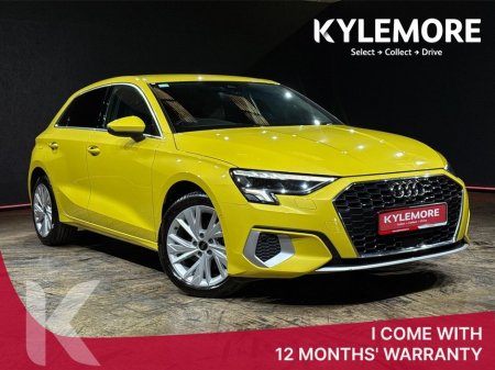 2023 Audi A3 FACE LIFT MODEL - 1.0L TFSI AUTOMATIC - HALF BLACK LEATHER UPHOLSTERY - REVERSE CAMERA €31,950