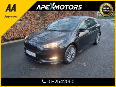 2018 Ford Focus FINANCE ARRANGED * 1.0 T ST-LINE ECOBOOST 1 * NCT NOV-26 * AA APPROVED  * 101 SAFETY CHECKLIST * IMMACULATE * TOP-SPEC 5DR HATCH * LOW LOW MILES * CRUISE CONTROL * 2-KEYS * LOW TAX * 01-2542050 €12,449