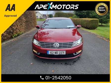 2015 Volkswagen Passat CC FINANCE ARRANGED * 2.0 TDI GT BLUEMOTION 184PS 4DR AUTO * NEW NCT DEC-26 * AA APPROVED * 101 SAFETY CHECKLIST * AUTOMATIC (DSG) * IMMACULATE * HEATED SEATS * COLOUR REVERSE CAMERA * TOP-SPEC €12,249