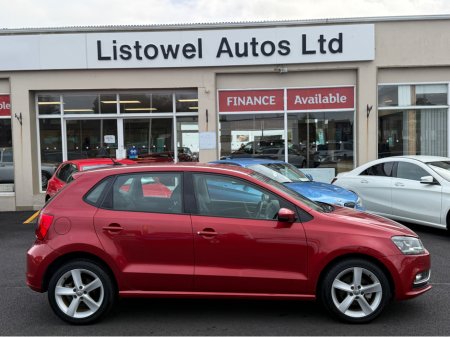 2016 Volkswagen Polo HIGHLINE 1.2 TSI AUTOMATIC *2 STAGE HEATED SEATS, REAR VIEW CAMERA, SERVICE BOOK PRESENT WITH 4 SERVICE STAMPS, ADAPTIVE CRUISE CONTROL, POWERED FOLDING HEATED MIRRORS,ISOFIX CHILD SEAT ANCHOR POINTS* €12,950