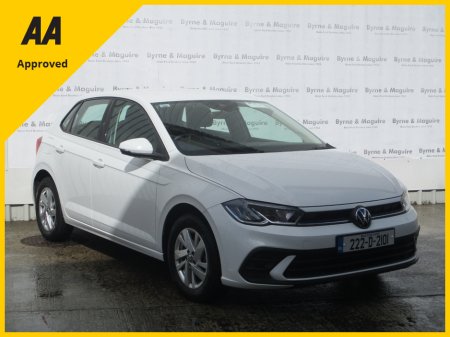2022 Volkswagen Polo LIFE 1.0 TSI 95BHP MANUAL 5SPEED 5DR. FULLY SERVICED, WITH 12 MONTHS AA COVER AND 12 MONTHS WARRANTY ! €20,950