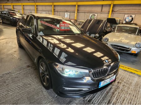 2017 BMW 5 Series D SE G2 JC32 4DR AUTO// NEW MODEL FINISHED IN BLACK METALLIC WITH BEIGE LEATHER//NEW SHAPE// AMAZING VALUE FULL BMW SSERVICE HISTORY//FRESH NCT MARCH 2027// €14,999