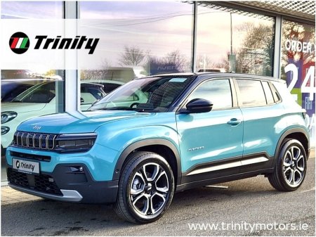 2026 Jeep Avenger * 4.9% FINANCE AVAILABLE* SUMMIT * AVAILABLE TO ORDER * TRINITY MOTORS WEXFORD *