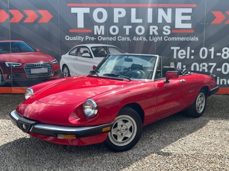 1987 Alfa Romeo Spider //BRAND NEW RESPRAY//SPOTLESS/RARE €19,995