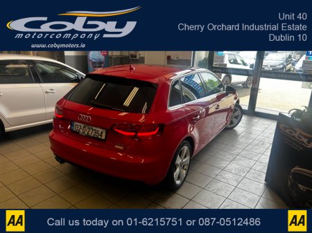 2013 Audi A3 1.4 SPORT AUTO 5dr. NEW MODEL Stunning Car with Panoramic Sunroof, New NCT done before collection, Alloy Wheels, Dual Climate Control, Reverse Camera, Sat Nav, Bluetooth, MFSW, Full Electrics. €10,950 thumbnail