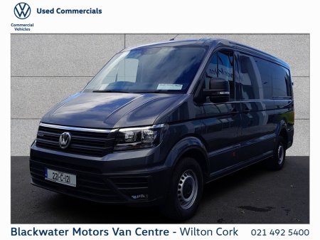 2022 Volkswagen Crafter VAN 35 2.0TDI 177BHP MEDIUM WHEEL BASE HIGHLINE AUTOMATIC 4-MOTION WITH TOWBAR & HEATED SEATS (VAT INVOICE) €32,516 thumbnail