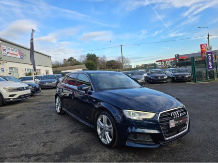 2018 Audi A3 1.4 TFSI  S LINE EDITION PACK VIRTUAL COCKPIT - NAVIGATION -CARPLAY ANDROID AUTO LEATHER PACK - REVERSING CAMERA / PARKING SENSORS - DRIVE MODE €22,950