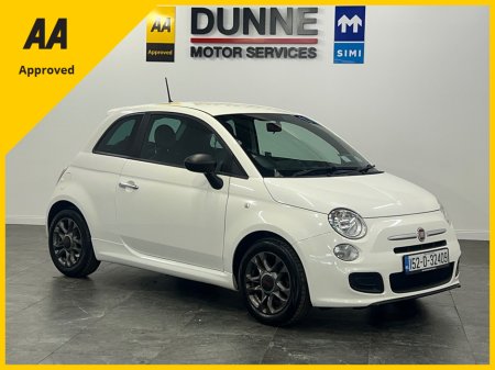2015 Fiat 500 **SPORT MODEL**LEATHER WITH CONTRAST BLUE TRIMED SEATS**EXCELLENT EXAMPLE**LOW MILEAGE*.3DR*NCT 01/27*12 MONTH WARRANTY*FINANCE AVAILABLE
