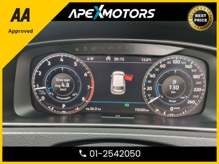 2018 Volkswagen Golf FINANCE ARRANGED * 1.4 HIGHLINE  * AUTOMATIC * NEW NCT SEP-27 * LOW TAX * AA APPROVED  * 101 SAFETY CHECKLIST * 12-MONTH ROADSIDE ASSIST  * IMMACULATE * TOP-SPEC * LOW LOW KMs * ADAPTIVE CRUISE €19,949