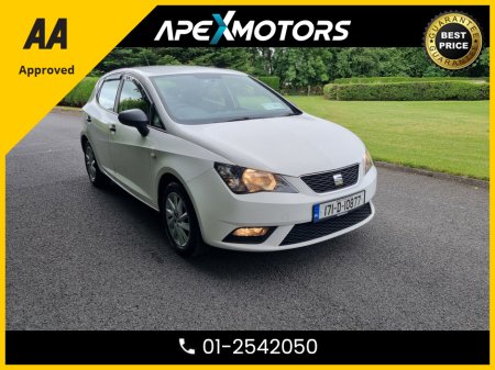 2017 SEAT Ibiza FINANCE ARRANGED * SAME AS V.W. POLO * 5DR 1.0 MPI 75HP SE ST/SP 5DR * NEW NCT SEP-27 * LOW TAX JAN-26 * STAMPED SERVICE HISTORY * AA APPROVED * 101 SAFETY CHECKLIST * IMMACULATE * 01-2542050