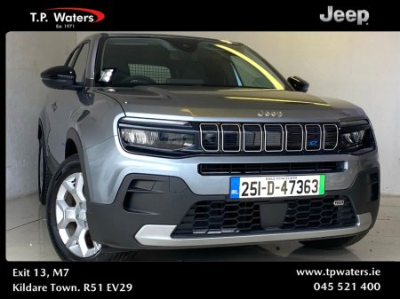 2025 Jeep Avenger COMMERCIAL - FULL ELECTRIC - ALTITUDE €26,622