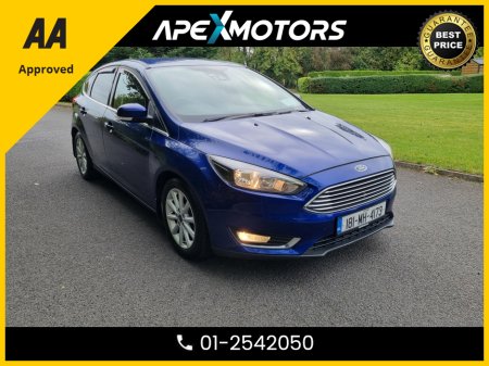 2018 Ford Focus FINANCE ARRANGED * 1.5 TDCI TITANIUM S/S 12 120PS 5DR * NCT MAR-28 * LOW TAX JUN-26 * IMMACULATE * STAMPED SERVICE HISTORY * AA APPROVED * 101 SAFETY CHECKLIST * HEATED SEATS * COLOUR REVERSE CAMERA