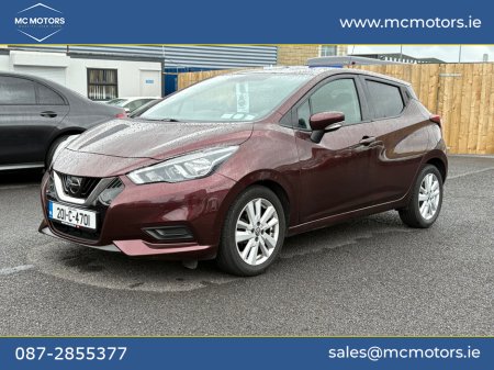2020 Nissan Micra 1.0 SV CVT MY20 4DR AUTO €11,950