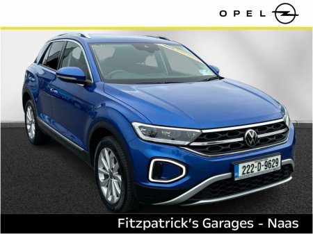 2022 Volkswagen T-Roc 1.0 TSi Style Price includes €1,000 Scrappage Allowance