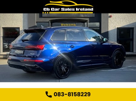 2023 Audi Q7 3.0 TDI V6 50 S line SUV 5dr Diesel Tiptronic quattro 1 OWNER, NAVARRA BLUE, VIRTUAL COCKPIT, REVERSE CAMERA €87,900 thumbnail