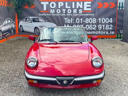 1987 Alfa Romeo Spider //BRAND NEW RESPRAY//SPOTLESS/RARE €19,995