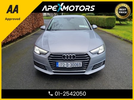 2017 Audi A4 FINANCE ARRANGED * AUTOMATIC (DSG) * 2.0 TDI S LINE 150PS 4DR AUTO SE * NEW NCT FEB-26 * LOW TAX * STAMPED SERVICE HISTORY * VERY CAREFUL OWNER * CARTELL HISTORY CHECKED * FULLY SERVICED * TRADE IN €17,249