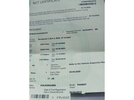 2015 Volkswagen Passat 1.6 TDI DSG 120HP Comfortline €8,995