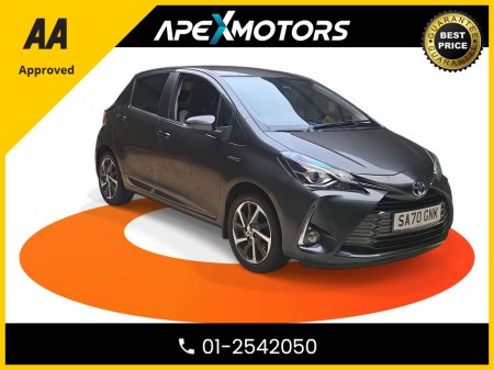2020 Toyota Yaris FINANCE ARRANGED * Y20 VVT-I HEV AUTO * SELF CHARGING HYBRID * NEW NCT NOV-27 * IMMACULATE * AA APPROVED * 101 SAFETY CHECKLIST * AUTOMATIC * COLOUR REVERSE CAMERA * TOP-SPEC 5DR HATCH * LOW LOW MILES