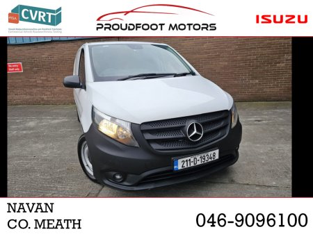 2021 Mercedes-Benz Vito 110 KA/L CLASSIC 6DR PRICE Plus Vat @ 23% €15,950