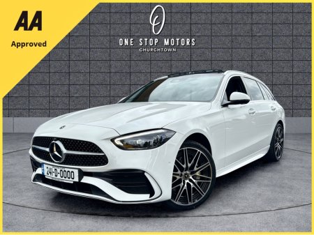 2024 Mercedes-Benz C Class C300e  PHEV *AMG PREMIUM PLUS* 37,000KMS / PANORAMIC SUNROOF (double) / 360 CAMERAS / LEATHER / MEMORY SEATS / BURMESTER SOUND / 1OWNER €56,900