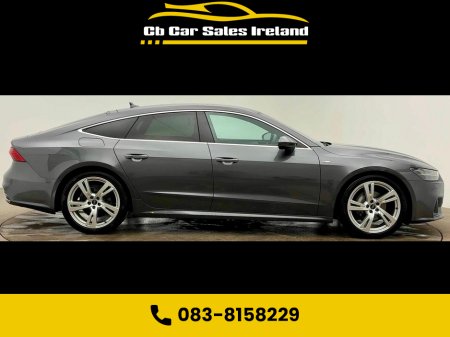 2022 Audi A7 2.0 TDI 40 S line Sportback 5dr Diesel S Tronic quattro Euro 6 (s/s) (204 ps) 1 OWNER + VIRTUAL COCKPIT + REVERSE CAMERA + HEATED SEATS €51,600
