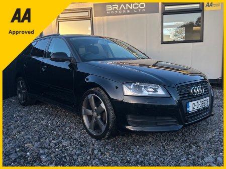 2012 Audi A3 SPORTBACK 1.6 TDI 105 S-TRONIC 4DR AUTO