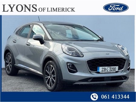 2023 Ford Puma 1.0L EcoBoost Hybrid 125PS Titanium €25,500