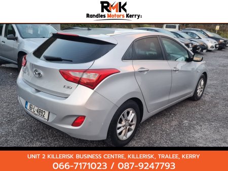2016 Hyundai i30 SE BLUE DRIVE 110PS 5DR €9,700