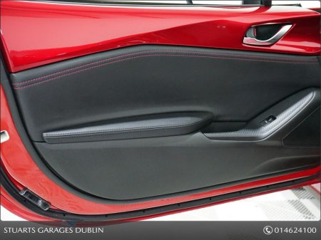 2017 Mazda MX-5 *SOLD DEPOSIT TAKEN*1.5P GT ROADSTER IN SOUL RED CRYSTAL WITH BLACK LEATHER. HEATED SEATS, 17” SMOKED ALLOYS, KEYLESS ENTRY, LANE DEPARTURE WARNING, B thumbnail