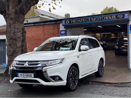 2017 Mitsubishi Outlander 2.0 Plug-in Hybrid, 4WD, New NCT 6/27, €170 Road Tax, Full Service History, Bluetooth, Reverse Camera, Cruise Control, Heated Seats, Finance Available, Service & Warranty Inc, SIMI Dealer